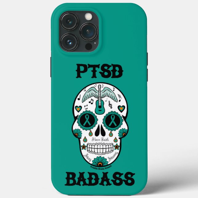 Zuckerschädel...PTSD Case-Mate iPhone Hülle (Rückseite)