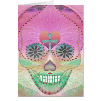 Zuckerschädel-Regenbogen-Herz-Baum des Leben-Tages