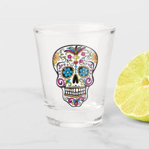 Zuckerschädel Schnapsglas