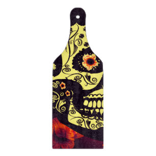 Zuckerschädel Schneidebrett