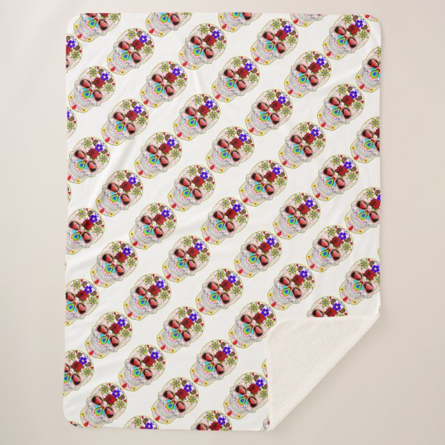 Zuckerschädel Sherpadecke (Vorderseite)