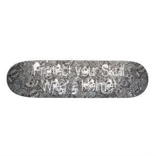 Zuckerschädel-Sicherheit Skateboard