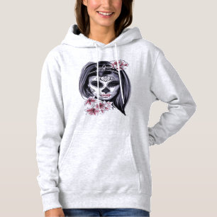 Zuckerschädel-Tag der Toten Día de Muertos Hoodie