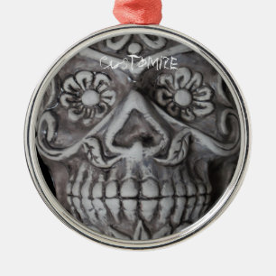 Zuckerschädel-Tag der Toten Thunder_Cove Ornament Aus Metall