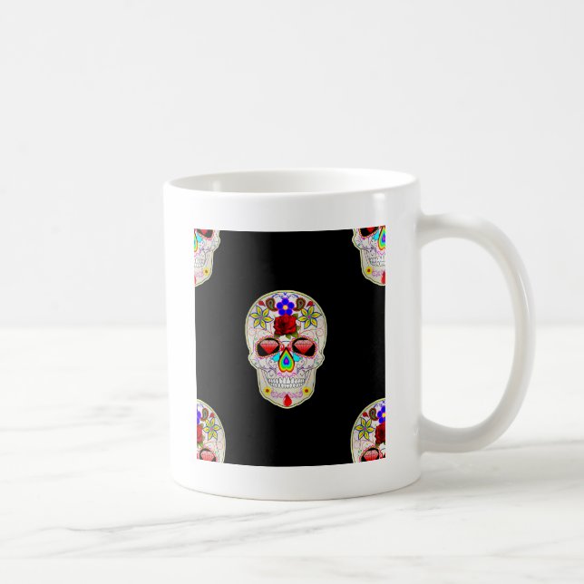 Zuckerschädel Tasse (Rechts)