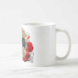 Zuckerschädel - Tätowierungs-Entwurf Kaffeetasse