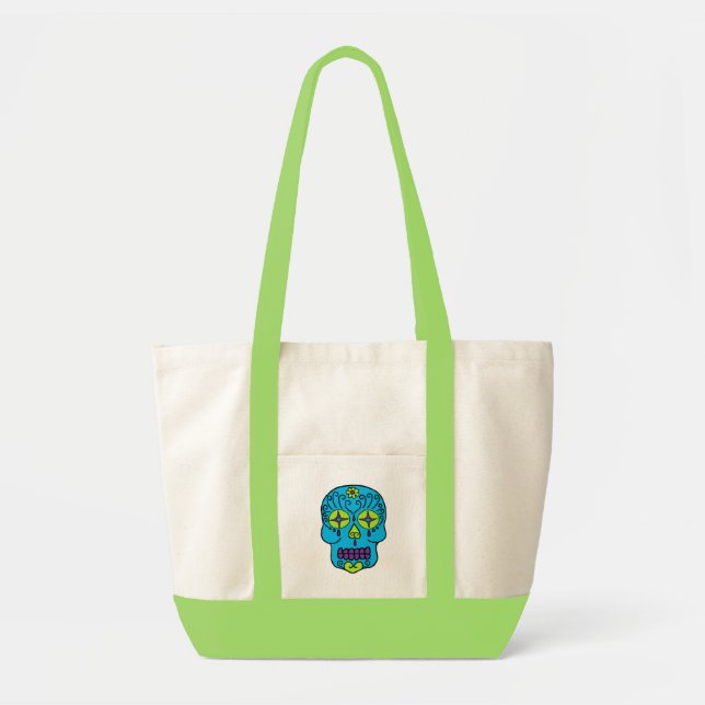 Zuckerschädel Tragetasche (Vorne)