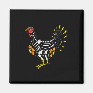 Zuckerschädel Türkei Mexikanischer Erntedank Tag d Magnet