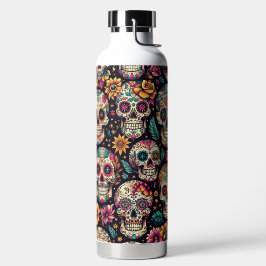 Zuckerschädelblüten Trinkflasche