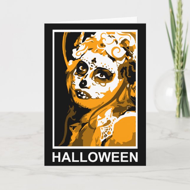Zuckerschädelhallope Karte (Vorderseite)