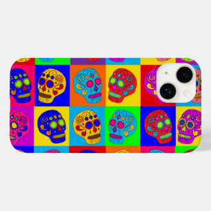 Zuckerschädelquadrate Case-Mate iPhone Hülle