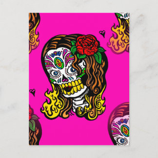 Zuckerschlucksmädchen Postkarte