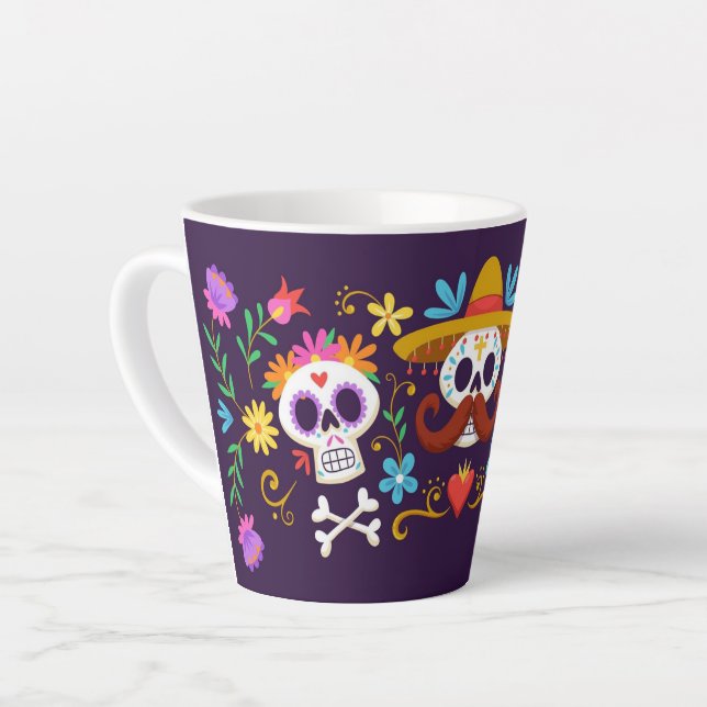 ZUCKERSKULLS Halloween-Tasse Milchtasse (Linke Ecke)