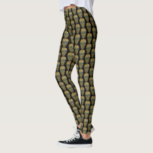 Zuckerskulptur, Tag der Toten Leggings