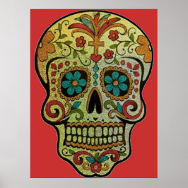 Zuckerskulptur, Tag der Toten Poster