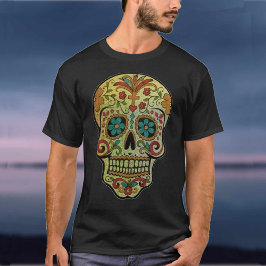 Zuckerskulptur, Tag der Toten T-Shirt