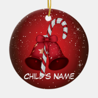 Zuckerstange Bell Keramik Ornament