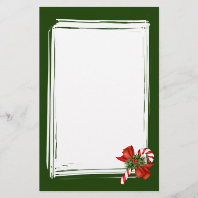 Zuckerstange-Briefpapier Briefpapier (Vorderseite)
