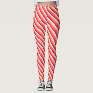 Zuckerstange, die Streifen läuft Leggings