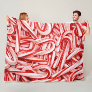 Zuckerstange-Fleece-Decke Fleecedecke