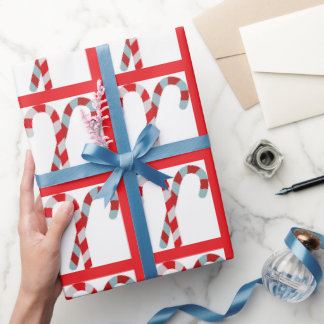 Zuckerstange Geschenkpapier
