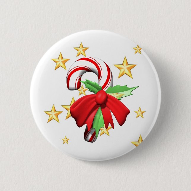 Zuckerstange-Knopf Button (Vorderseite)