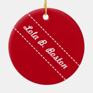 Zuckerstange-Küsse - Lola B. Boston Verzierung Keramik Ornament