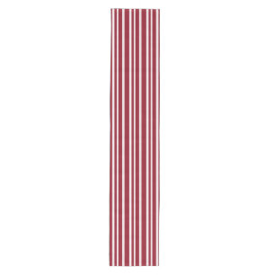Zuckerstange-roter weißer mittelgroßer tischläufer