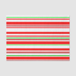 Zuckerstange Stripes rote grüne festliche Streifen Seidenpapier