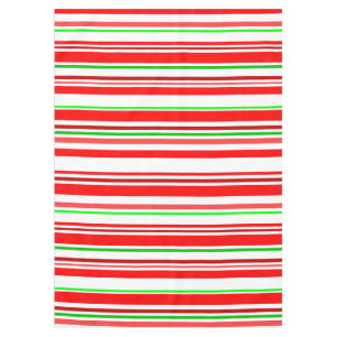 Zuckerstange Stripes rotes weißes grünes nettes Tischdecke