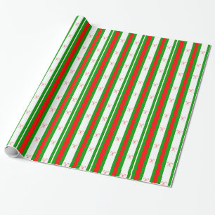 Zuckerstange-und Streifen-Geschenk-Verpackung Geschenkpapier