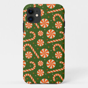 Zuckerstange vintage Weihnachten retro Muster Case-Mate iPhone Hülle