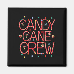 Zuckerstangen-Crew Lustiges Weihnachten Zuckerstan Magnet