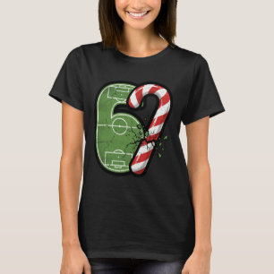 Zuckerstangen-Fußballfeld 67 Gebrochen Lustiges We T-Shirt