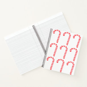 Zuckerstangen-Spiralblock Notizbuch