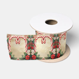 Zuckerstangen-Weihnachts-Satinband Satinband