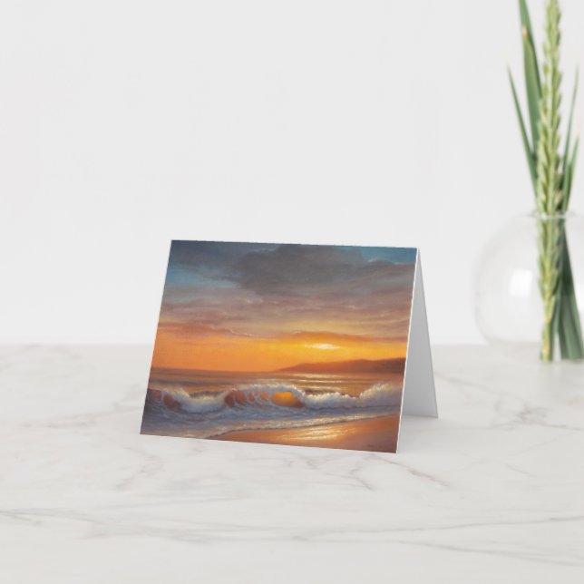 Zuckerstrand - Anmerkungs-Karte Karte (Vorderseite)