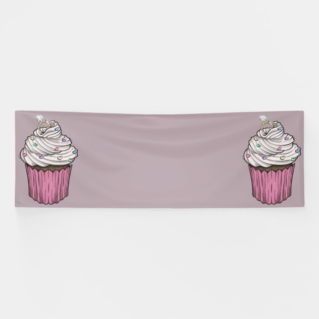 Zuckervorschlag Cupcake Banner (Horizontal)