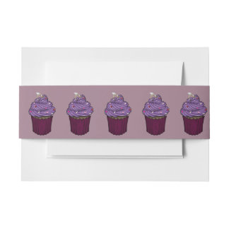 Zuckervorschlag Cupcake Einladungsbanderole
