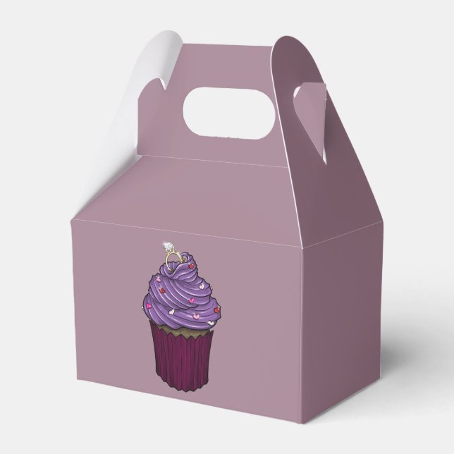 Zuckervorschlag Cupcake Geschenkschachtel (Vorderseite)