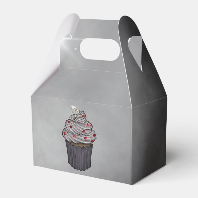 Zuckervorschlag Cupcake Geschenkschachtel (Vorderseite)