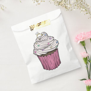 Zuckervorschlag Cupcake Geschenktütchen