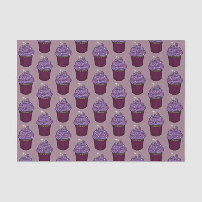 Zuckervorschlag Cupcake Seidenpapier (Vorderseite)