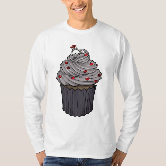 Zuckervorschlag Cupcake T-Shirt (Vorderseite)