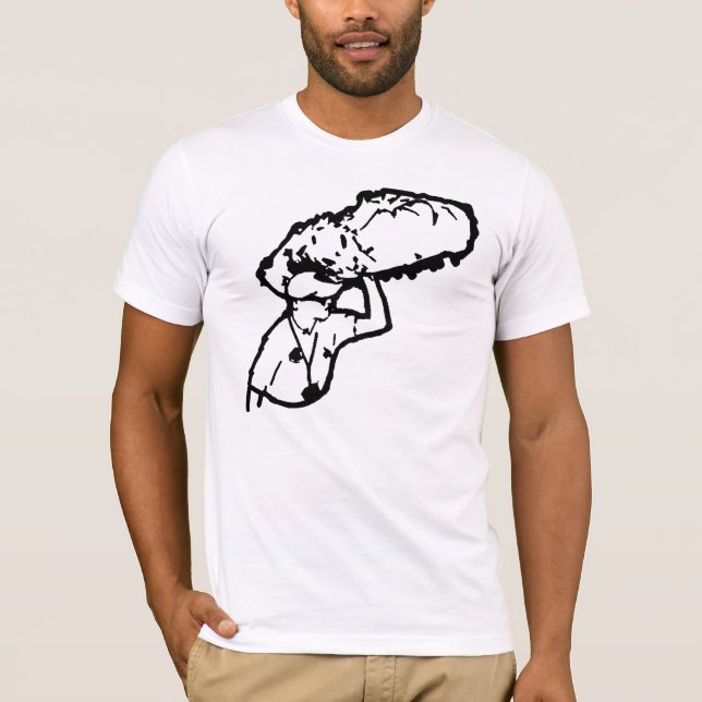 Zuckerwatte hier T-Shirt (Vorderseite)