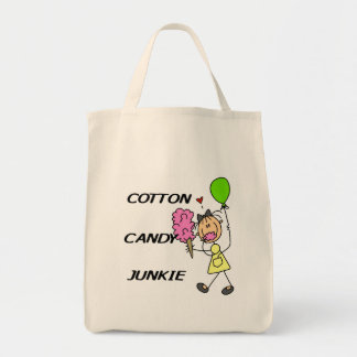 Zuckerwatte-Junkie Tragetasche