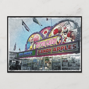 "Zuckerwatte-" Postkarte