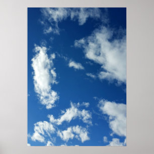 Zuckerwattewolken Poster