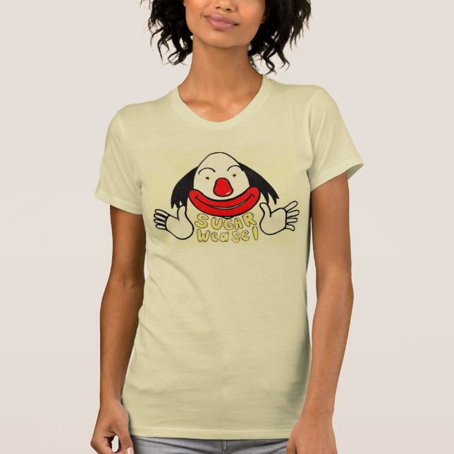 ZuckerWeasel das Clown Cartoongesicht T-Shirt (Vorderseite)