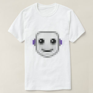 Zuckungs-Roboter-Lächeln Emote T-Shirt